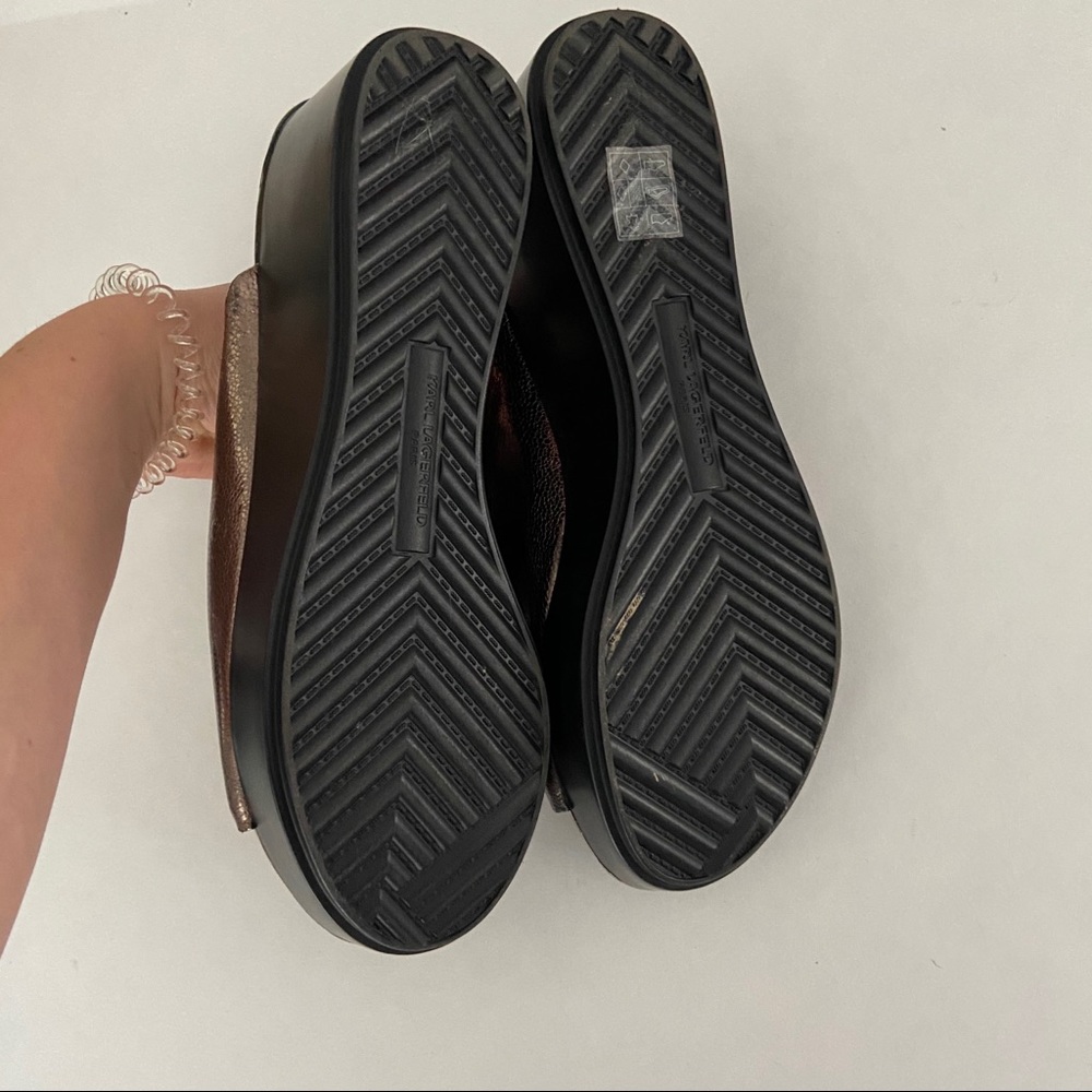 KARL LEGERFELD Lyric sandal platforms - Picture 7 of 9